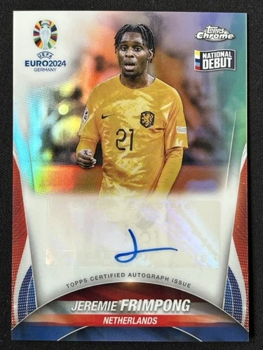 Jeremie Frimpong 2024 Topps Chrome Refractor /2