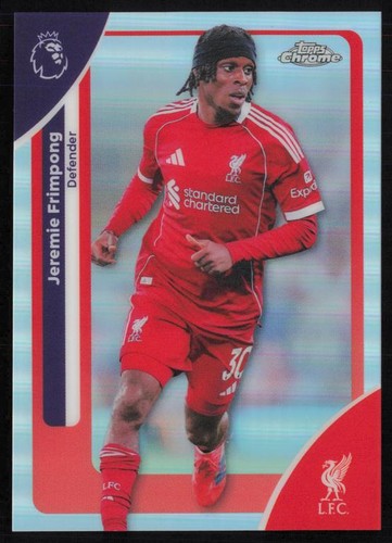 Jeremie Frimpong 2025 Topps Chrome Refractor