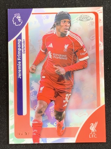 Jeremie Frimpong 2025 Topps Chrome RetroFractor /92