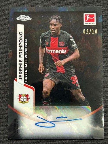 Jeremie Frimpong 2023 Topps Chrome Sapphire /10