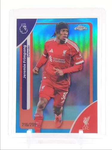 Jeremie Frimpong 2026 Topps Chrome Teal /299