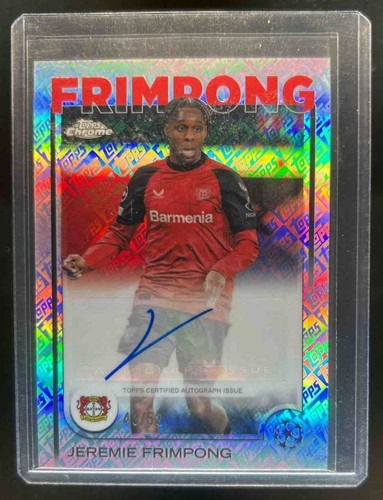Jeremie Frimpong 2024 Topps Chrome Toppsfractor /52