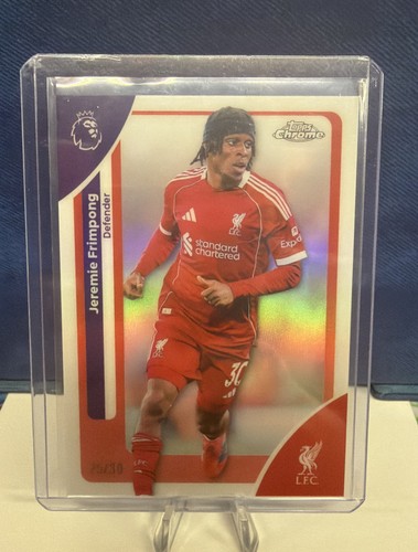 Jeremie Frimpong 2026 Topps Chrome White /30