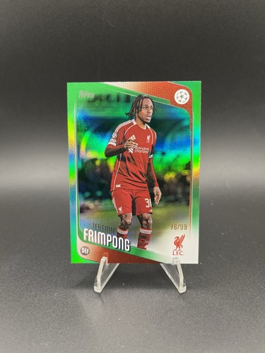 Jeremie Frimpong 2025 Topps Competiciones de Clubes UEFA Green /99