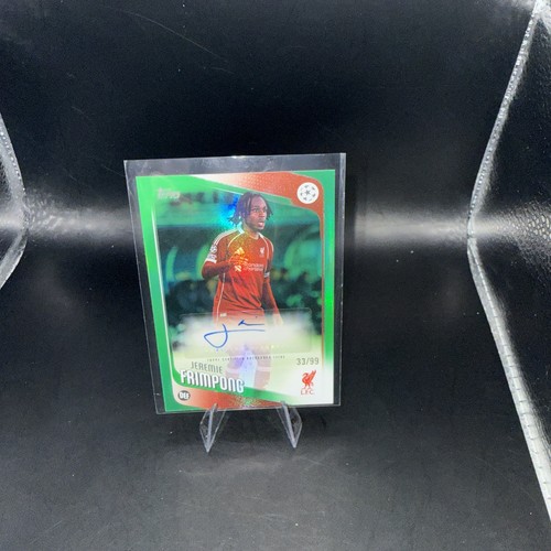 Jeremie Frimpong 2025 Topps Competiciones de Clubes UEFA Verde /99