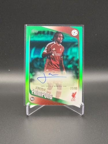Jeremie Frimpong 2025 Topps Competiciones UEFA Verde /99
