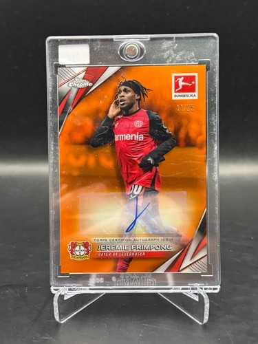 Jeremie Frimpong 2024 Topps Cromo Bundesliga Naranja /25