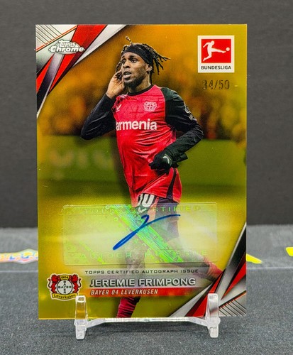 Jeremie Frimpong 2024 Topps Cromo Bundesliga Oro /50