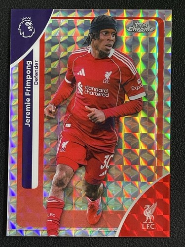Jeremie Frimpong 2025 Topps Cromo Premier League Geométrica