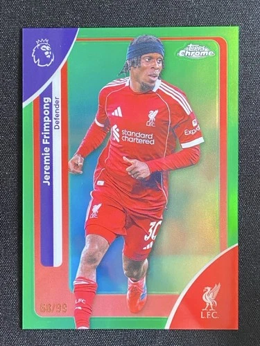 Jeremie Frimpong 2026 Topps Cromo Premier League Verde /99
