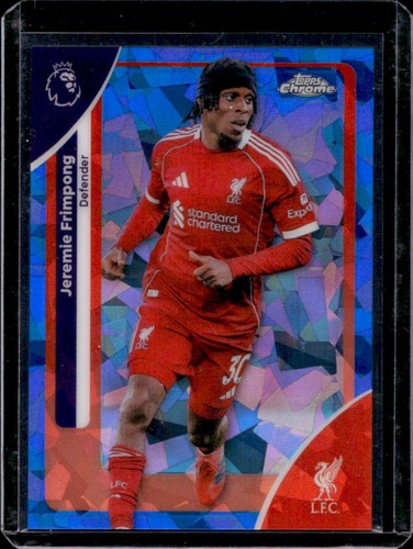 Jeremie Frimpong 2026 Topps Cromo Zafiro Sapphire