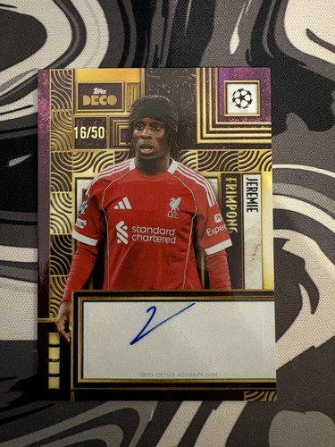 Jeremie Frimpong 2025 Topps Deco /50