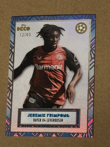 Jeremie Frimpong 2024 Topps Deco Azul /49