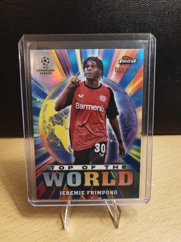Jeremie Frimpong 2024 Topps Finest Blue /150