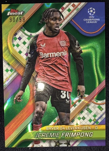 Jeremie Frimpong 2024 Topps Finest Green /99