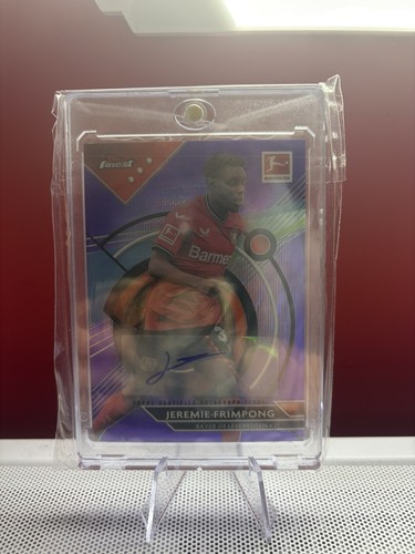 Jeremie Frimpong 2022 Panini Finest Purple Wave /80