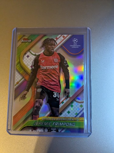 Jeremie Frimpong 2024 Topps Finest Refractor