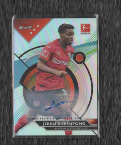 Jeremie Frimpong 2022 Topps Finest Refractor