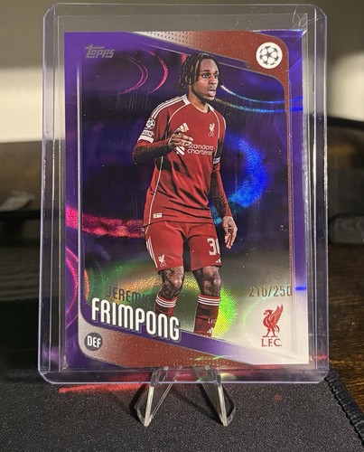 Jeremie Frimpong 2025 Topps Flagship Purple /250