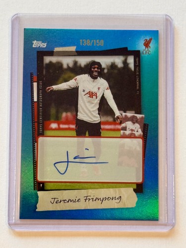 Jeremie Frimpong 2025 Topps Focus True Blue /150