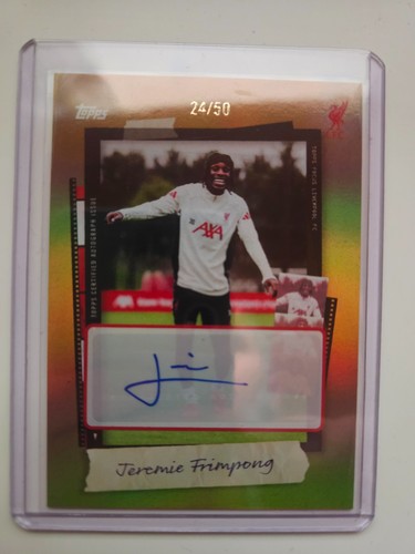 Jeremie Frimpong 2025 Topps Focus True Gold /50