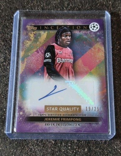 Jeremie Frimpong 2024 Topps Inception /25