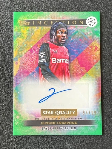Jeremie Frimpong 2024 Topps Inception /99