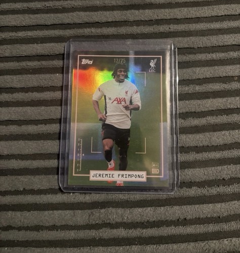 Jeremie Frimpong 2025 Topps Liverpool Focus /75