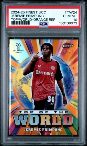 Jeremie Frimpong 2024 Topps Mejor Naranja /25