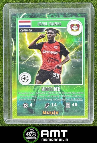 Jeremie Frimpong 2024 Topps Merlin Chrome