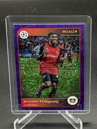 Jeremie Frimpong 2025 Topps Merlin Chrome Purple /15