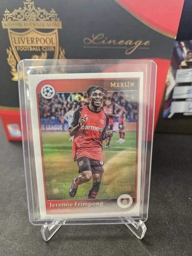 Jeremie Frimpong 2024 Topps Merlin Chrome White /30