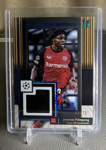 Jeremie Frimpong 2024 Topps Museum Sapphire /75