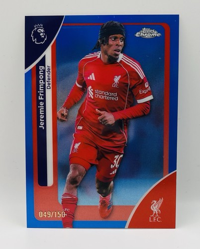 Jeremie Frimpong 2025 Topps Premier League Chrome /150