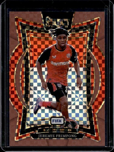 Jeremie Frimpong 2024 Panini Select FIFA Bronze Checker /75