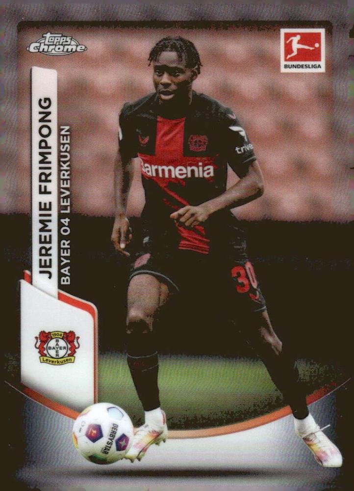 Jeremie Frimpong 2023 Topps Chrome Bundesliga