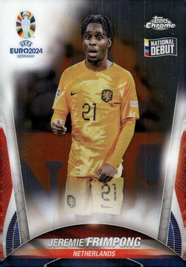 Jeremie Frimpong 2024 Topps Chrome UEFA EURO