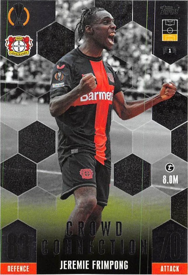 Jeremie Frimpong 2023 Topps Match Attax UEFA Club Competitions Extra