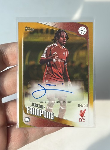Jeremie Frimpong 2025 Topps UCC /25