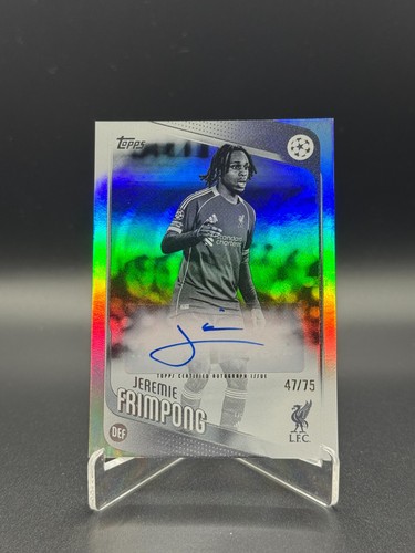 Jeremie Frimpong 2025 Topps UCC Flagship Raywave /75