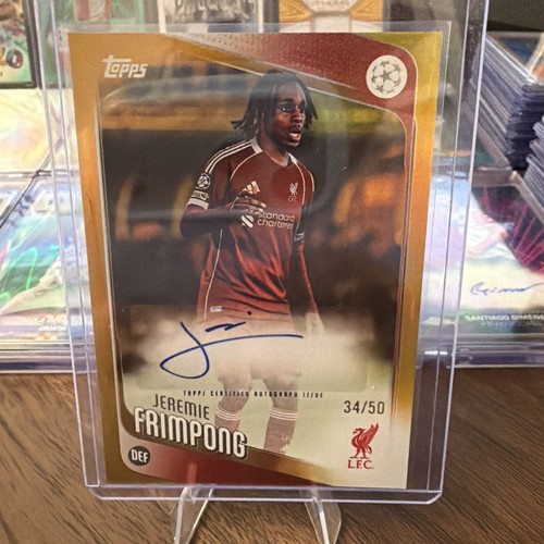 Jeremie Frimpong 2025 Topps UCC Gold /50