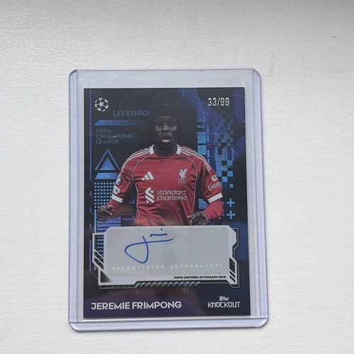 Jeremie Frimpong 2025 Topps UCC Knockout 33/99