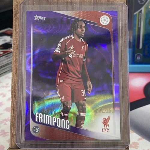 Jeremie Frimpong 2026 Topps UEFA Champions League Purple /250