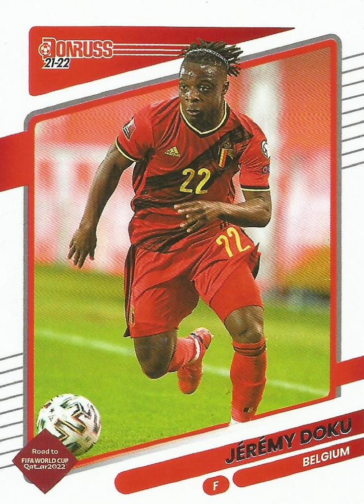Jeremy Doku 2021 Panini Donruss Soccer 17