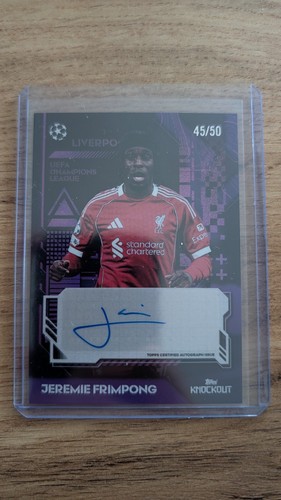 Jeremy Frimpong 2025 Topps Knockout /50