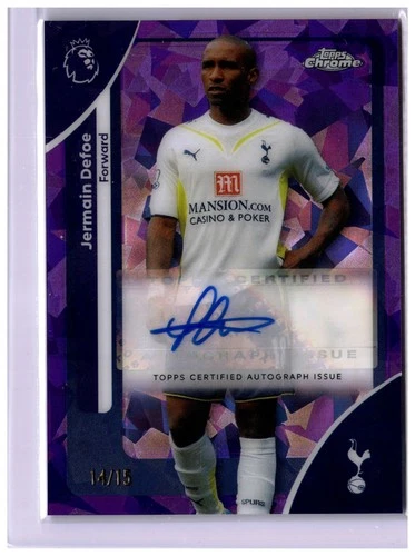 Jermain Defoe 2025 Topps Chrome Sapphire /15