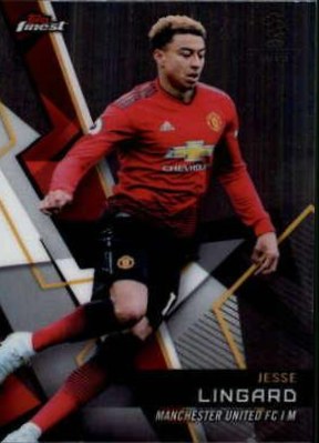 Jesse Lingard 2018 Topps Finest UEFA 55
