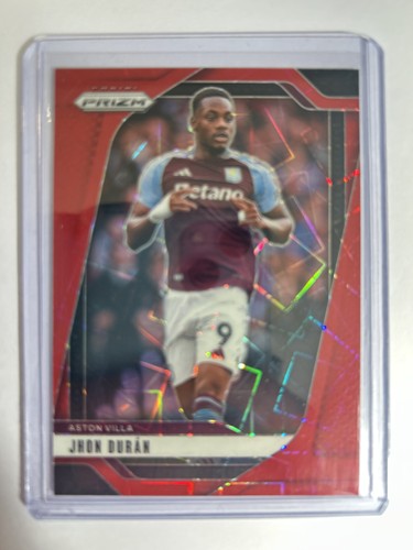 Jhon Duran 2024 Panini Prizm Red Laser /49