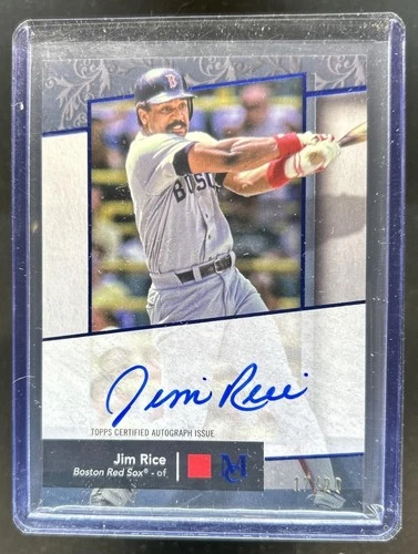 Jim Rice 2024 Topps Museum Sapphire /20