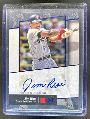 Jim Rice 2024 Topps Museum Zafiro /20